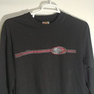 Vintage Hard Rock Cafe Toronto Canada Long Sleeve Men's Large TShirt Black